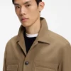 Slim-fit jacket in wrinkle-resistant twill Slim-fit jacket in wrinkle-resistant twill