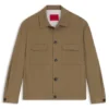 Slim-fit jacket in wrinkle-resistant twill Slim-fit jacket in wrinkle-resistant twill