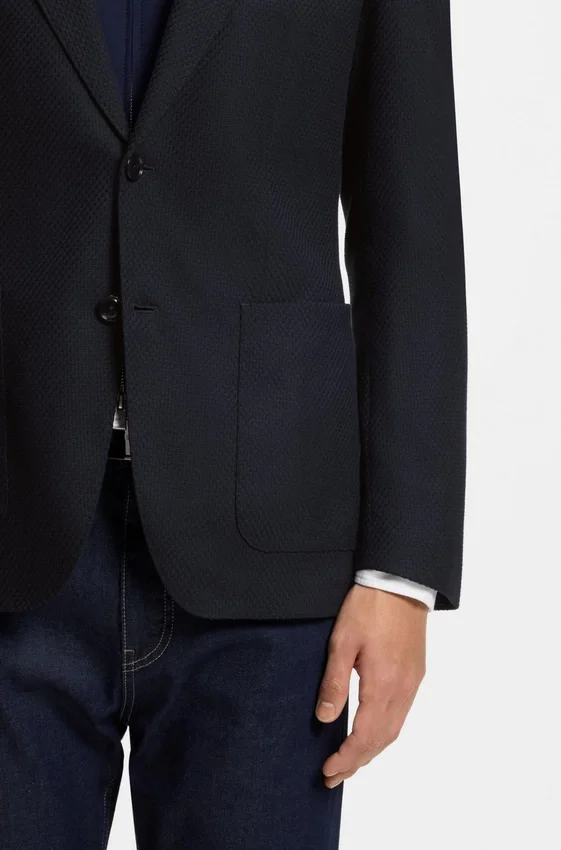 Slim-fit jacket with integrated vest Slim-fit jacket with integrated vest