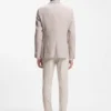 Slim-fit jacket with puppytooth pattern