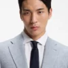 Slim-fit jacket with puppytooth pattern