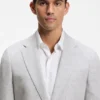 Slim-fit jacket with puppytooth pattern
