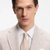 Slim-fit jacket with puppytooth pattern