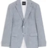 Slim-fit jacket with puppytooth pattern