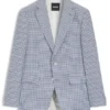 Slim-fit jacket with puppytooth pattern