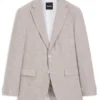 Slim-fit jacket with puppytooth pattern