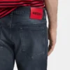 Slim-fit jeans in dark-blue stretch denim Slim-fit jeans in dark-blue stretch denim