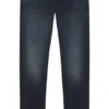 Slim-fit jeans in dark-blue stretch denim Slim-fit jeans in dark-blue stretch denim