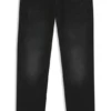 Slim-fit jeans in dark-gray comfort-stretch denim