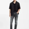 Slim-fit jeans in gray comfort-stretch denim