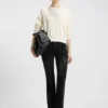 Slim-fit jeans with rhinestone logos