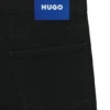 Slim-fit jeans with rhinestone logos