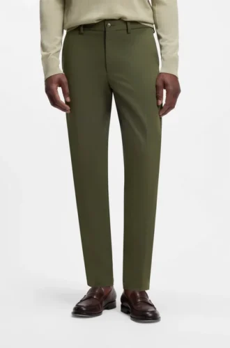 Slim-fit pants in a stretch-cotton blend