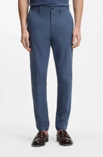 Slim-fit pants in a stretch-cotton blend