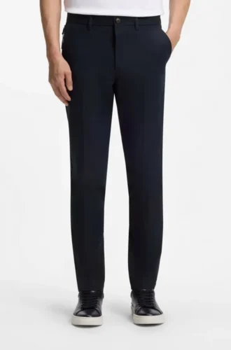 Slim-fit pants in a stretch-cotton blend