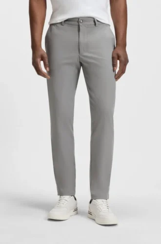 Slim-fit pants in a stretch-cotton blend