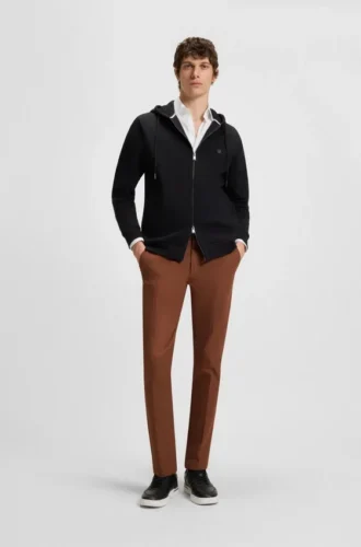 Slim-fit pants in a stretch-cotton blend