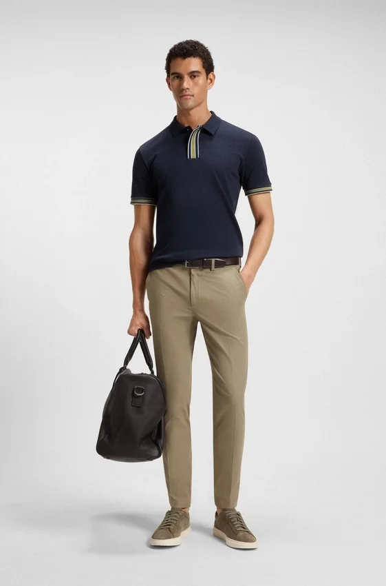 Slim-fit pants in a stretch-cotton blend Slim-fit pants in a stretch-cotton blend
