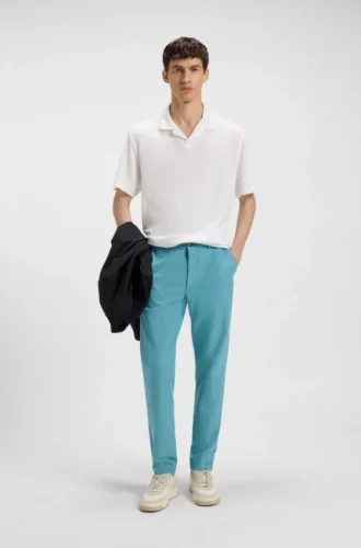 Slim-fit pants in a stretch-cotton blend