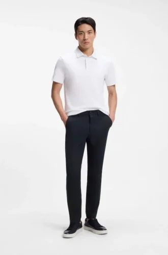 Slim-fit pants in a stretch-cotton blend