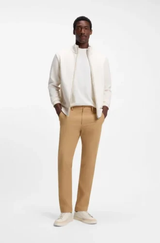 Slim-fit pants in a stretch-cotton blend
