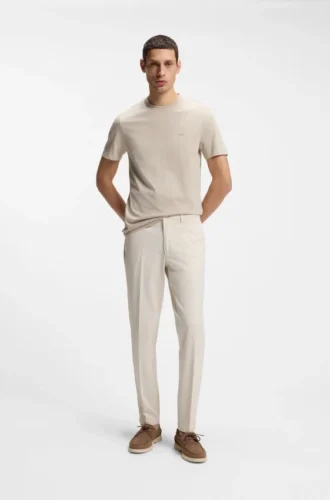 Slim-fit pants in a stretch-cotton blend