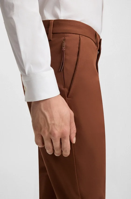 Slim-fit pants in a stretch-cotton blend Slim-fit pants in a stretch-cotton blend