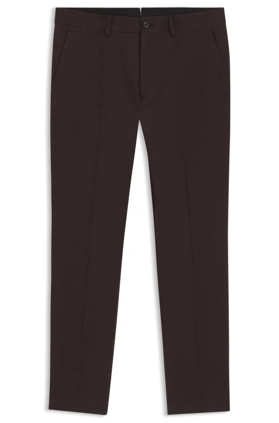 Slim-fit pants in cotton, cashmere and stretch Slim-fit pants in cotton, cashmere and stretch