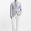 Slim-fit pants in cotton, cashmere and stretch Slim-fit pants in cotton, cashmere and stretch