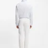 Slim-fit pants in cotton, cashmere and stretch Slim-fit pants in cotton, cashmere and stretch