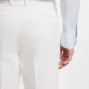 Slim-fit pants in cotton, cashmere and stretch Slim-fit pants in cotton, cashmere and stretch