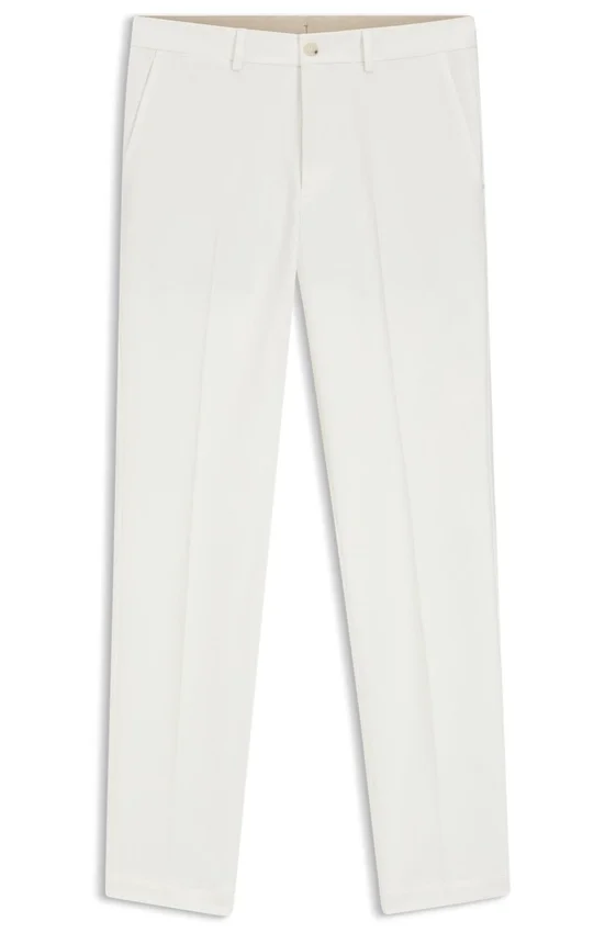 Slim-fit pants in cotton, cashmere and stretch Slim-fit pants in cotton, cashmere and stretch