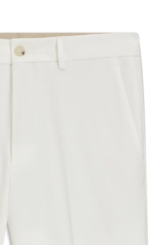 Slim-fit pants in cotton, cashmere and stretch Slim-fit pants in cotton, cashmere and stretch