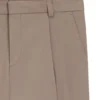 Slim-fit pants in paper-touch stretch cotton