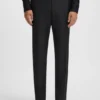 Slim-fit pants in stretch wool