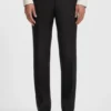Slim-fit pants in stretch wool