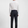 Slim-fit pants in stretch wool