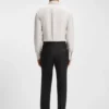 Slim-fit pants in stretch wool