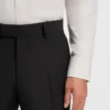 Slim-fit pants in stretch wool