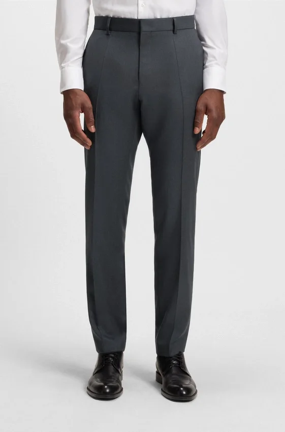 Slim-fit pants in virgin-wool serge Slim-fit pants in virgin-wool serge