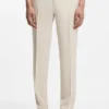 Slim-fit pants in virgin-wool serge Slim-fit pants in virgin-wool serge