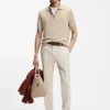 Slim-fit pants in virgin-wool serge Slim-fit pants in virgin-wool serge