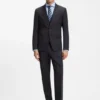 Slim-fit pants in virgin-wool serge Slim-fit pants in virgin-wool serge