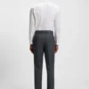 Slim-fit pants in virgin-wool serge Slim-fit pants in virgin-wool serge