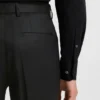 Slim-fit pants in virgin-wool serge Slim-fit pants in virgin-wool serge