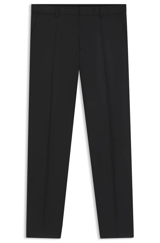 Slim-fit pants in virgin-wool serge Slim-fit pants in virgin-wool serge