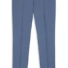 Slim-fit pants in virgin-wool serge