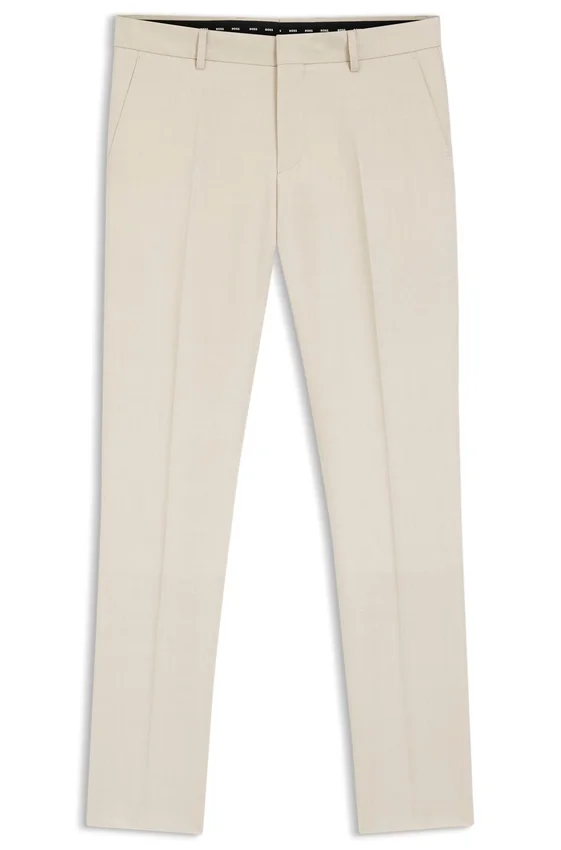 Slim-fit pants in virgin-wool serge Slim-fit pants in virgin-wool serge
