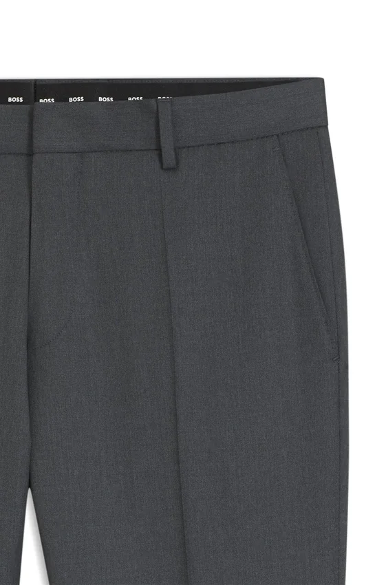 Slim-fit pants in virgin-wool serge Slim-fit pants in virgin-wool serge