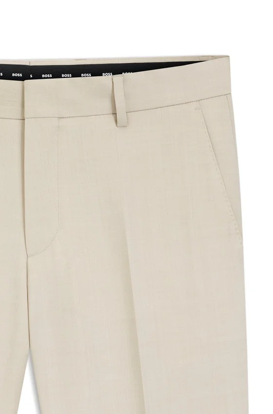 Slim-fit pants in virgin-wool serge Slim-fit pants in virgin-wool serge